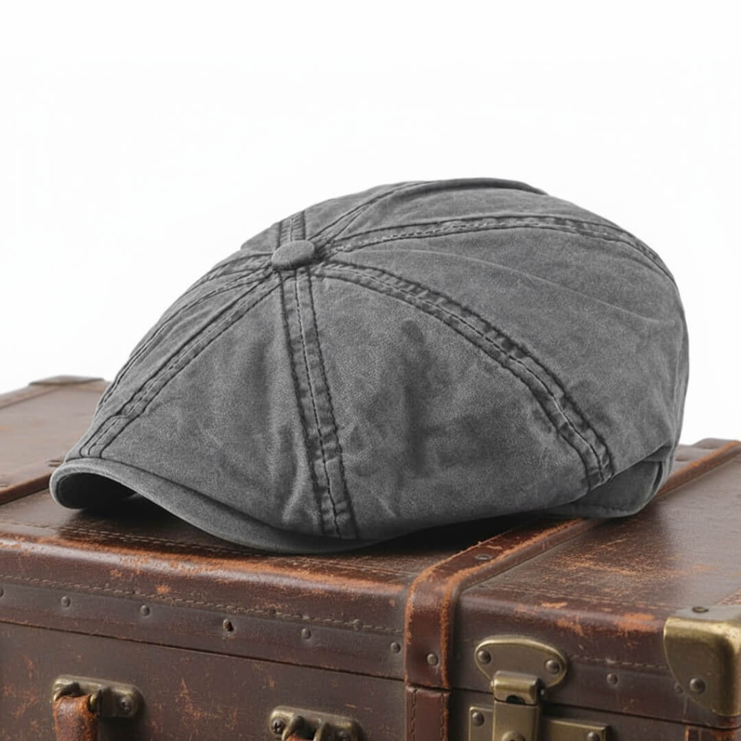 Berretto Newsboy in Cotone Lavato | RIETI
