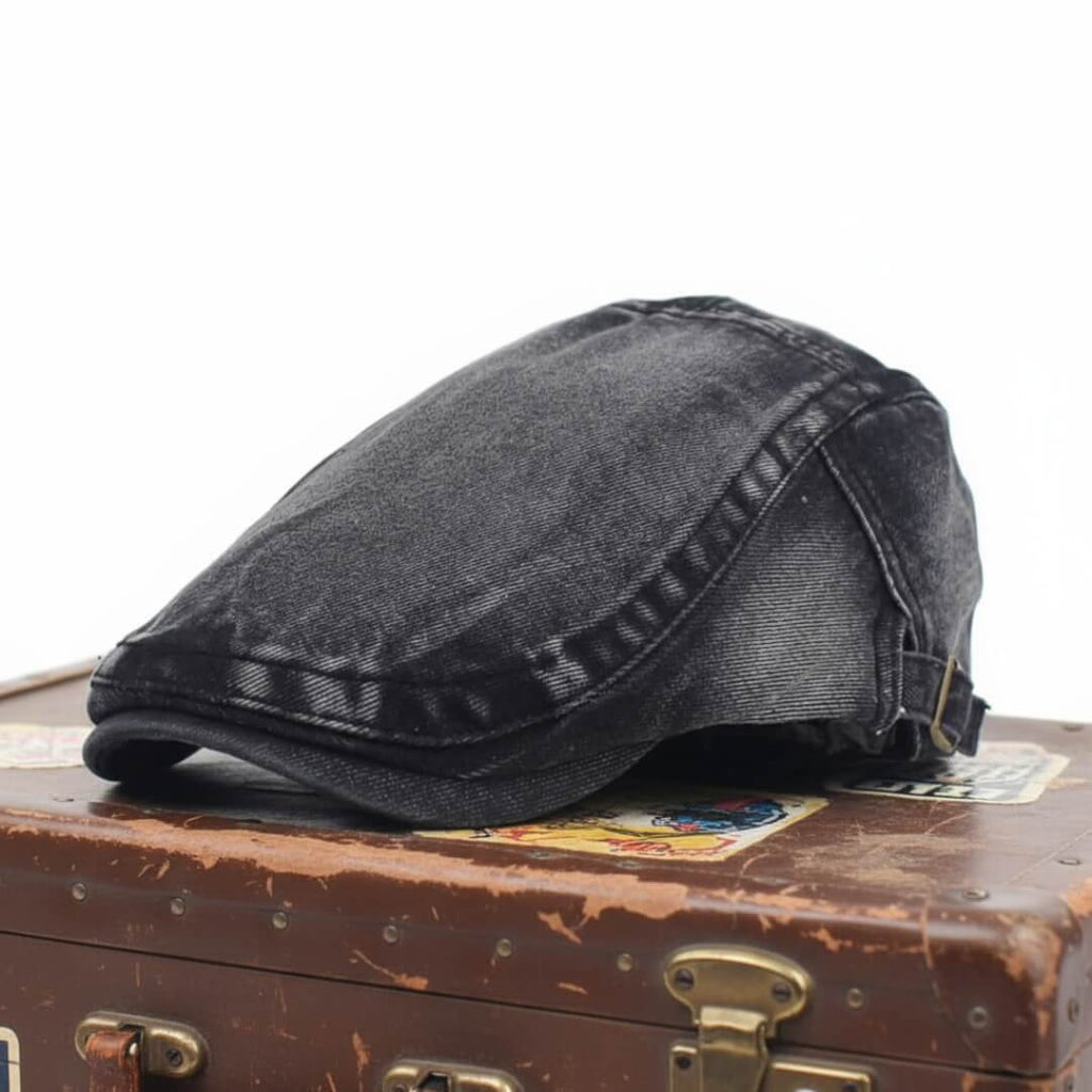 Cappello Piatto in Denim Lavato | MODENA