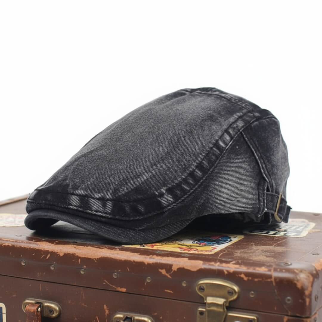 Cappello Piatto in Denim Lavato | MODENA