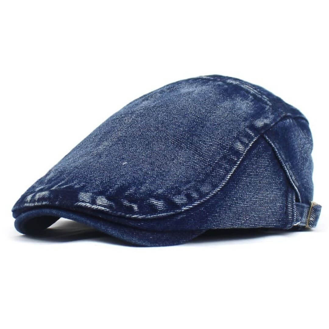 Cappello Piatto in Denim Lavato | MODENA