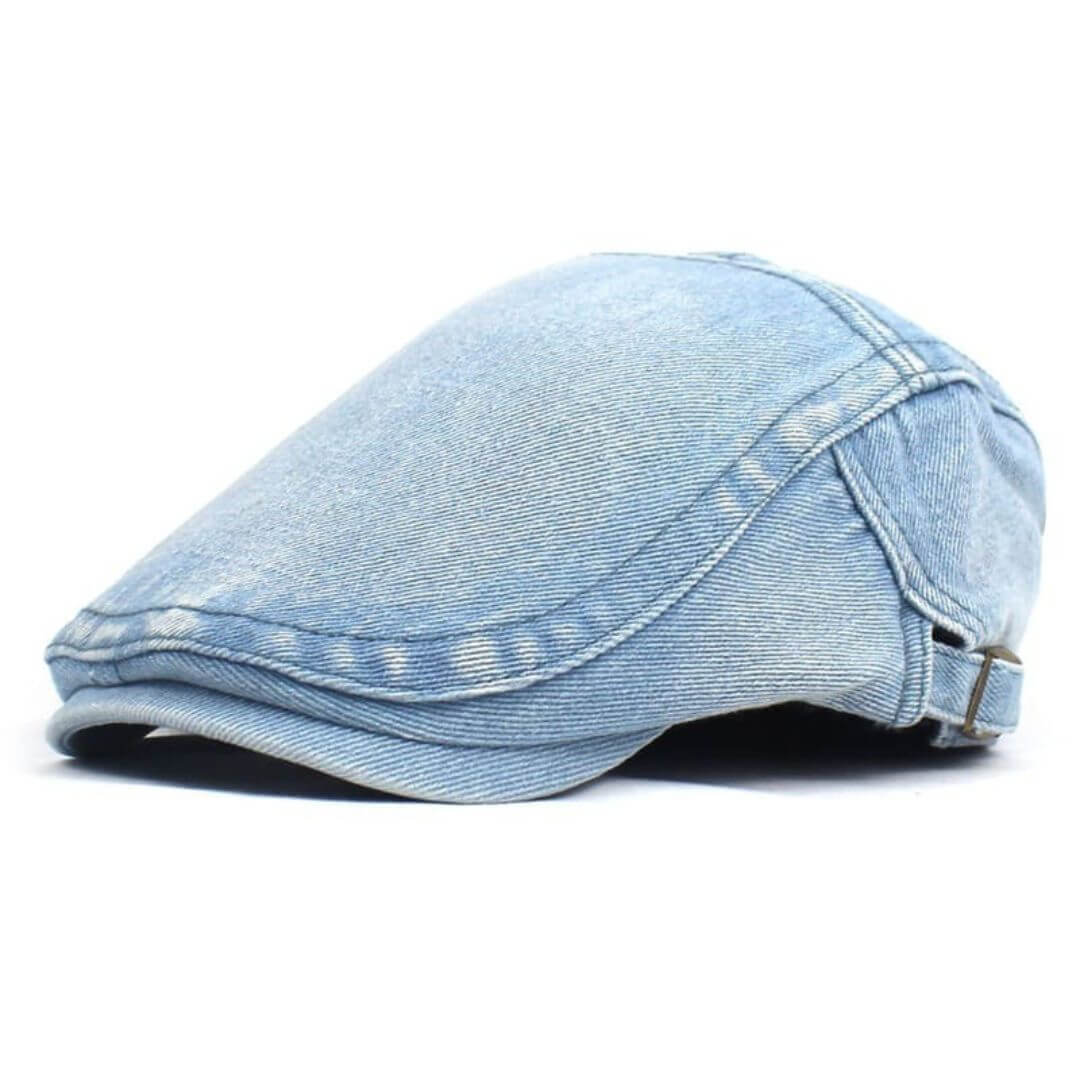 Cappello Piatto in Denim Lavato | MODENA