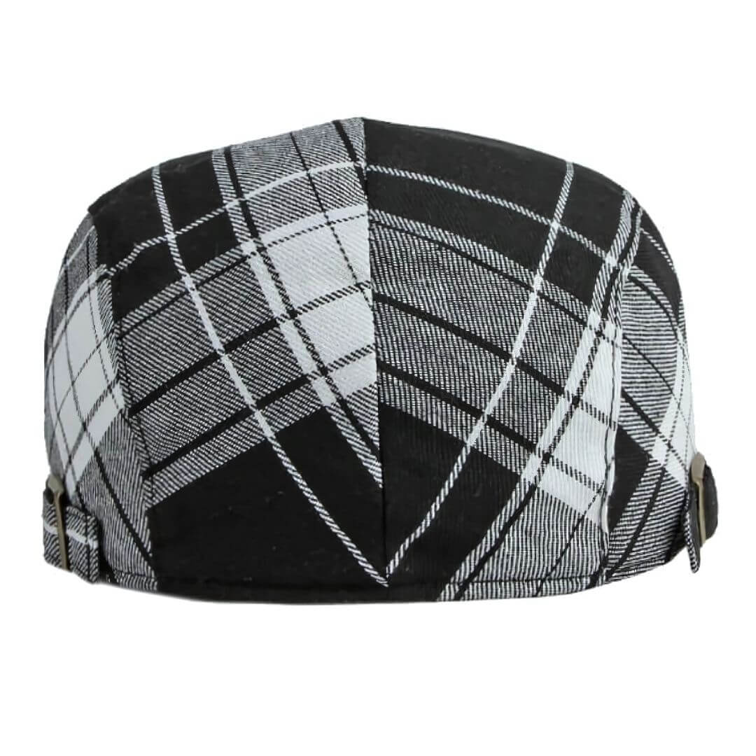Cappello Piatto a Quadri in Cotone | PAVIA