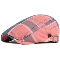Cappello Piatto a Quadri in Cotone | PAVIA