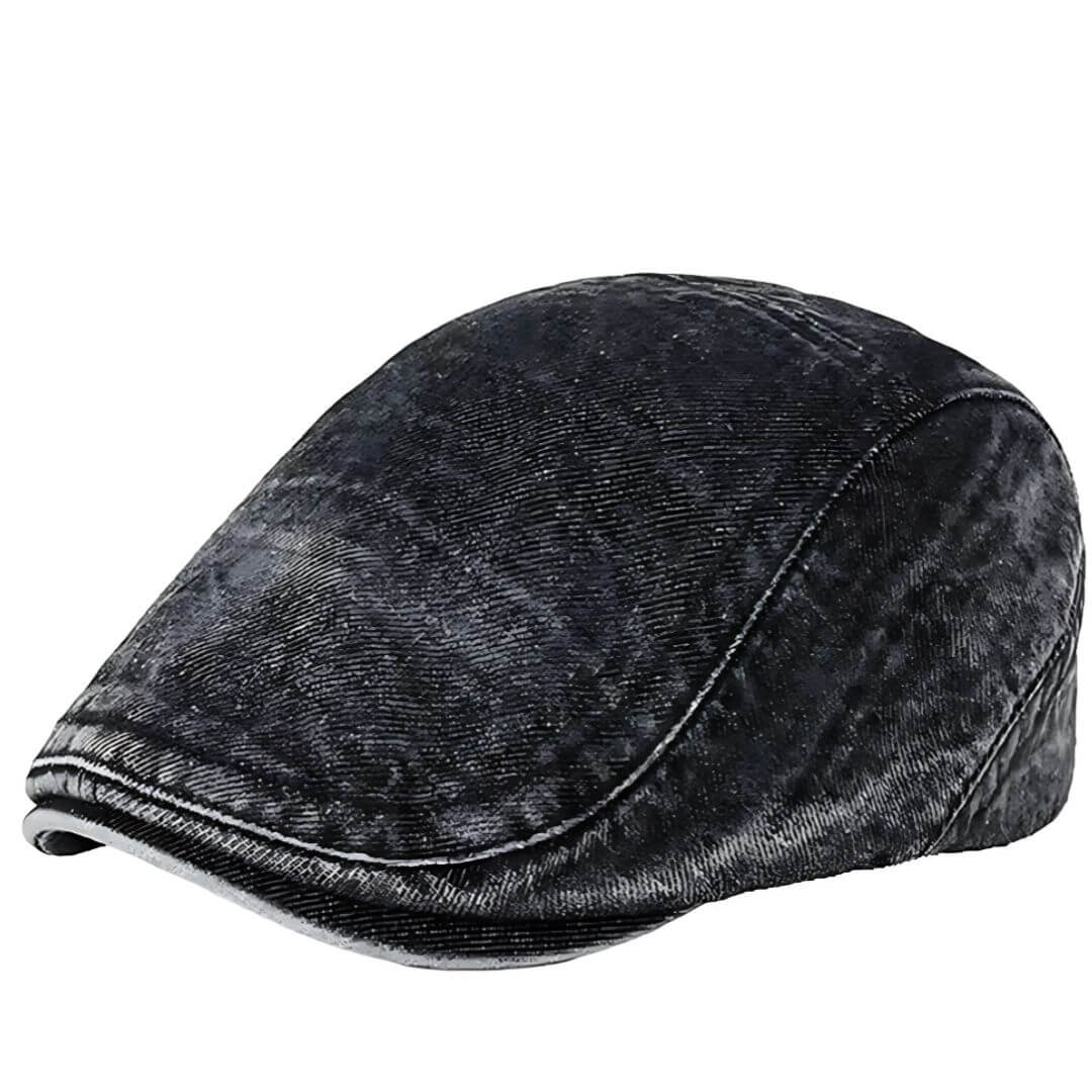 Cappello Piatto in Denim Lavato | ISERNIA