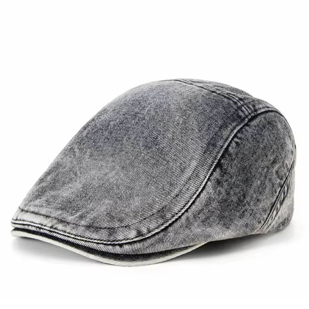 Cappello Piatto in Denim Lavato | ISERNIA