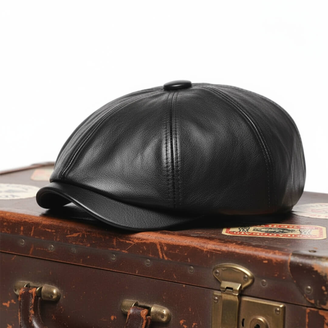 Cappello Piatto in Pelle | IMPERIA