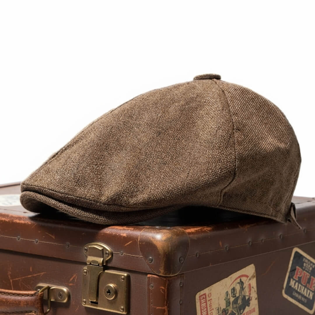Cappello Piatto in Lino e Cotone | GORIZIA