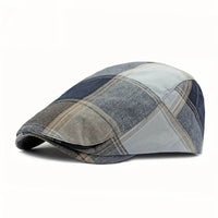 Cappello Piatto a Quadri in Cotone | TRENTO