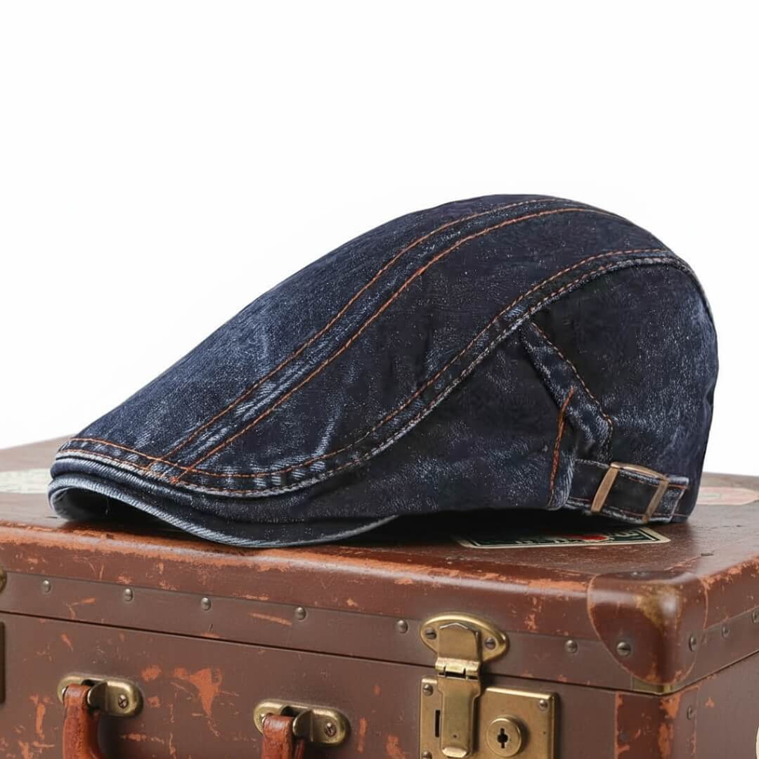 Cappello Piatto in Denim | BOLOGNA