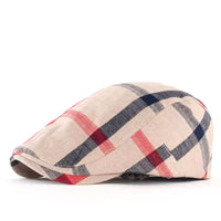 Cappello Piatto a Quadri in Cotone | BRINDISI