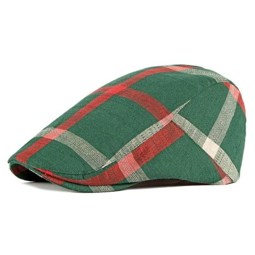 Cappello Piatto a Quadri in Cotone | BRINDISI