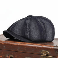 Berretto Newsboy in Denim | RIMINI