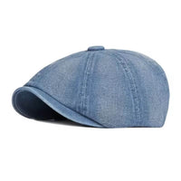 Berretto Newsboy in Denim | RIMINI