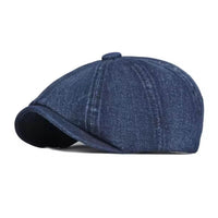 Berretto Newsboy in Denim | RIMINI