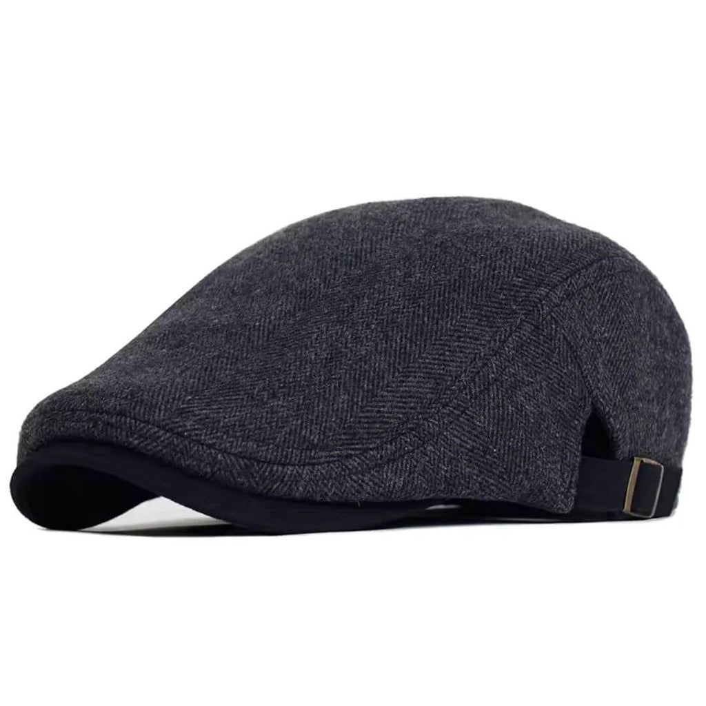 Cappello Piatto in Lana a Piede di Poule | SIENA