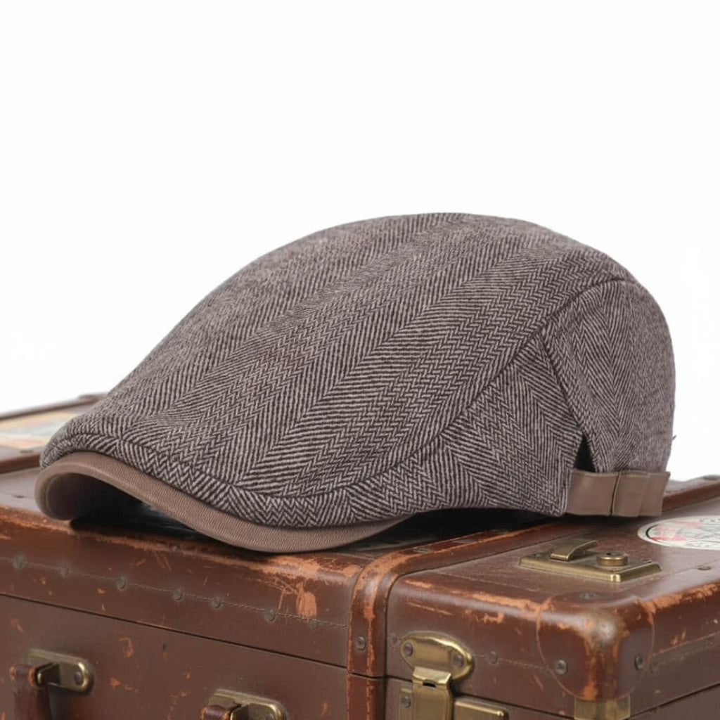 Cappello Piatto in Lana a Piede di Poule | SIENA