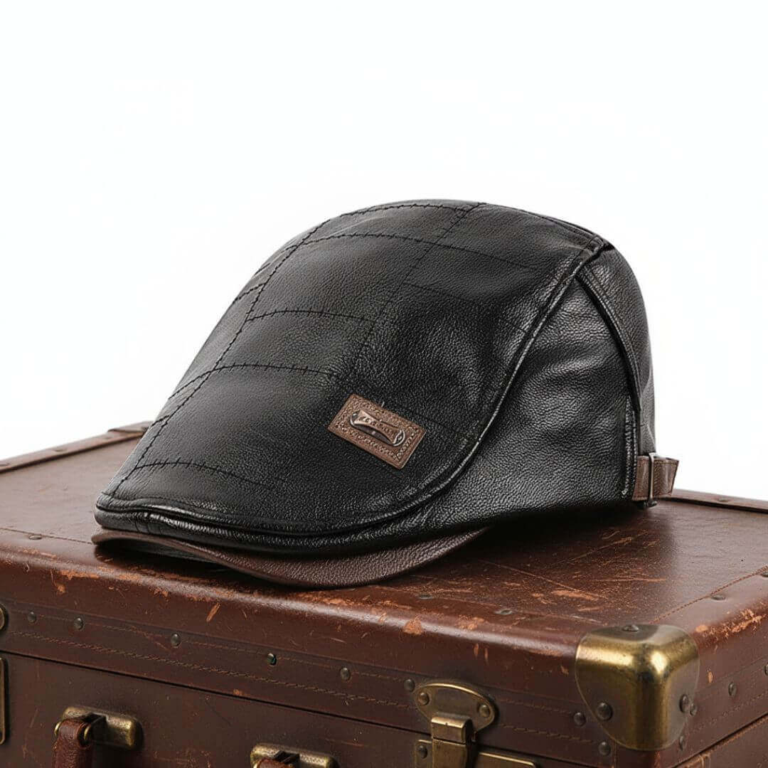 Cappello Piatto in Ecopelle | COMO