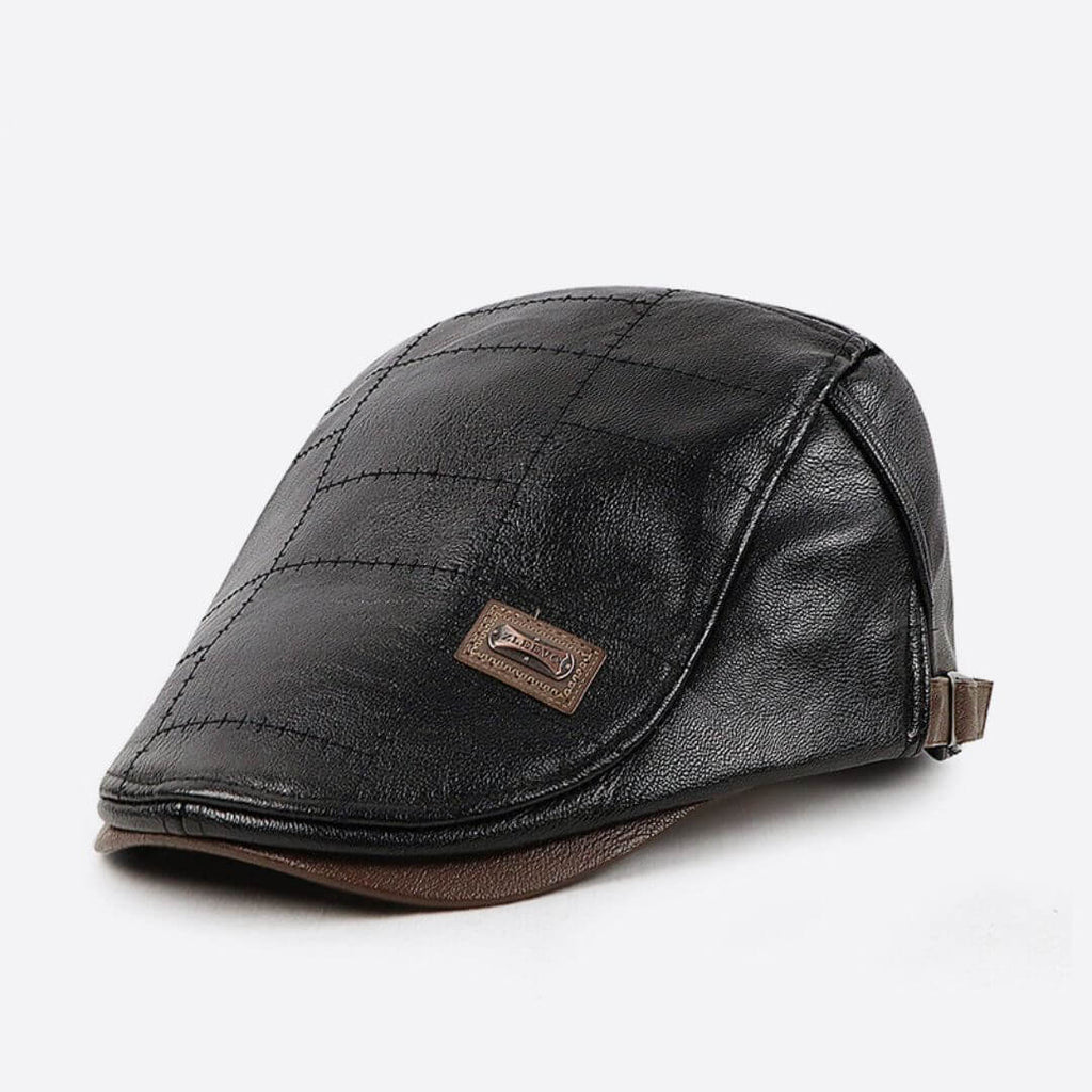 Cappello Piatto in Ecopelle | COMO