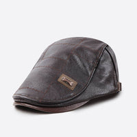 Cappello Piatto in Ecopelle | COMO