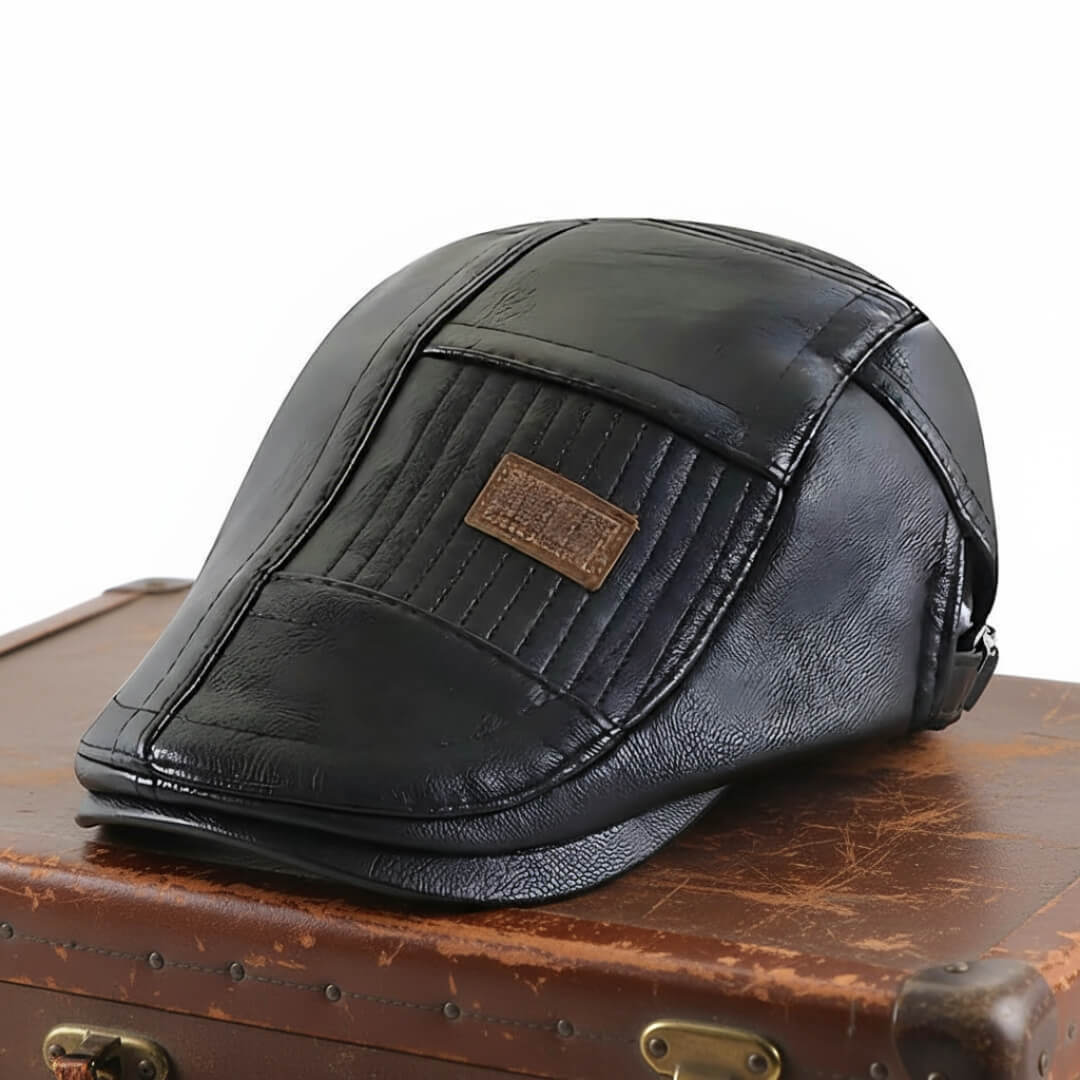 Cappello Piatto in Ecopelle | ANCONA