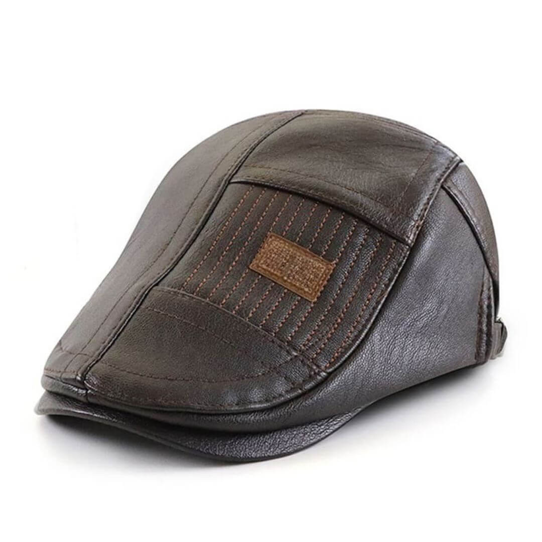 Cappello Piatto in Ecopelle | ANCONA