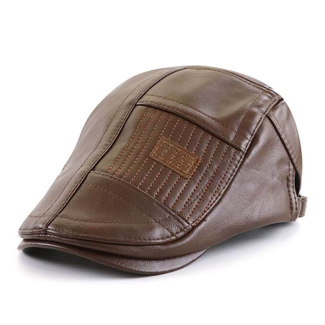 Cappello Piatto in Ecopelle | ANCONA