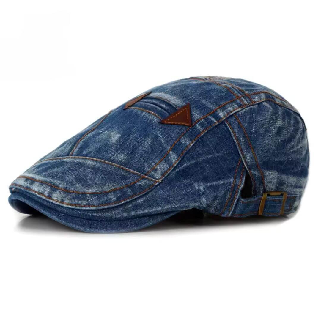 Cappello Piatto in Denim | BERGAMO