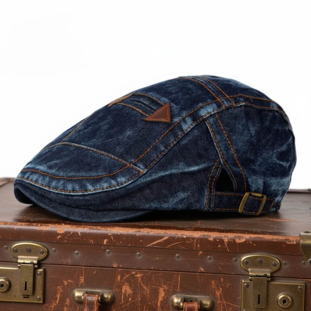 Cappello Piatto in Denim | BERGAMO