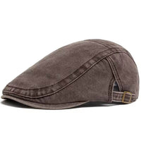 Cappello Piatto in Denim Lavato | SONDRIO