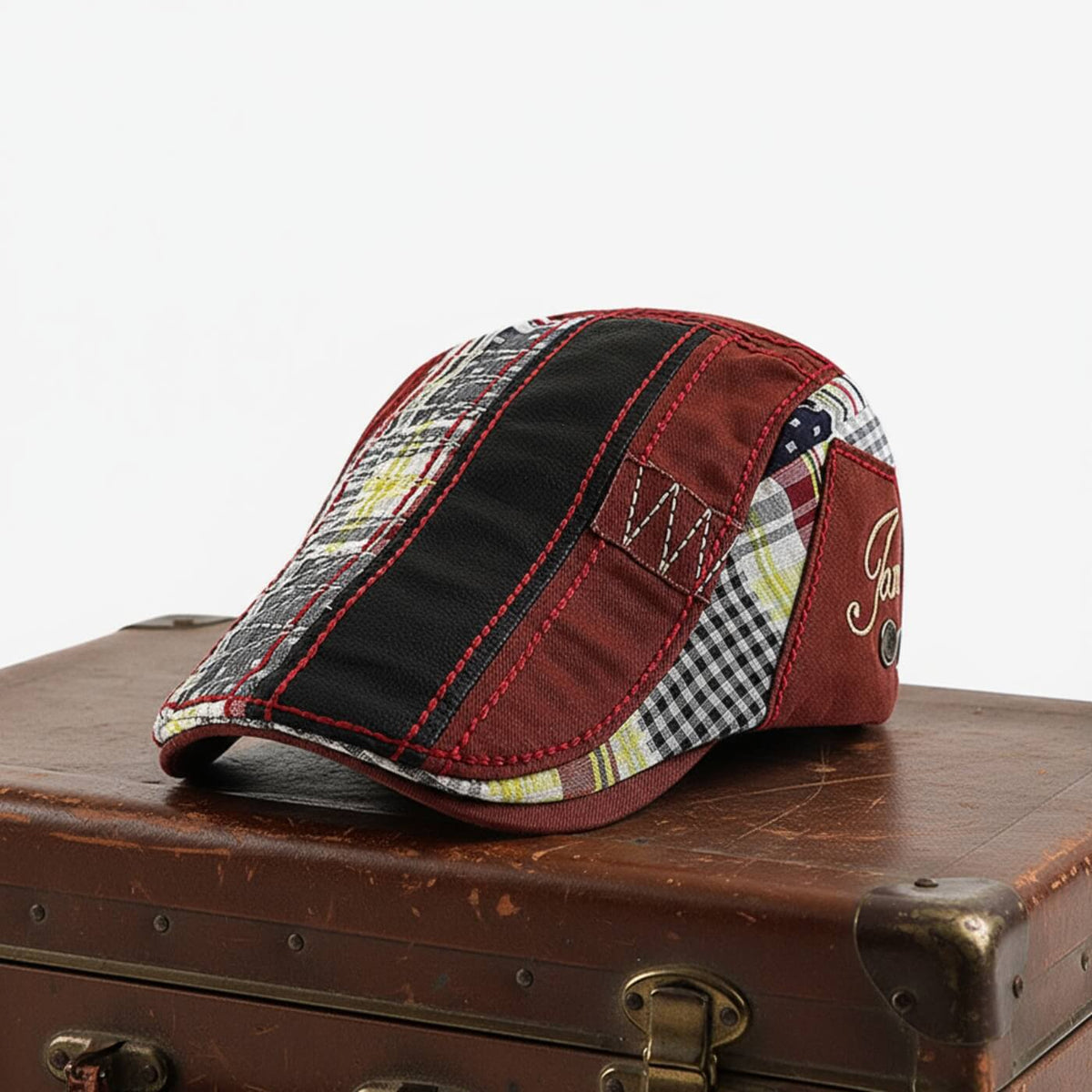 Cappello Piatto Patchwork in Cotone | MATERA