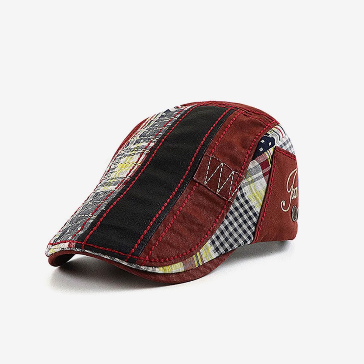 Cappello Piatto Patchwork in Cotone | MATERA