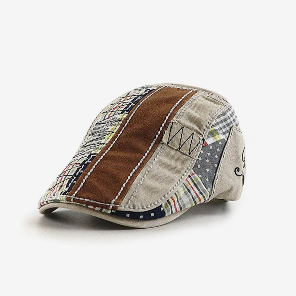 Cappello Piatto Patchwork in Cotone | MATERA