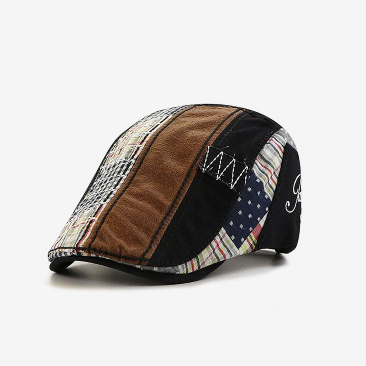 Cappello Piatto Patchwork in Cotone | MATERA