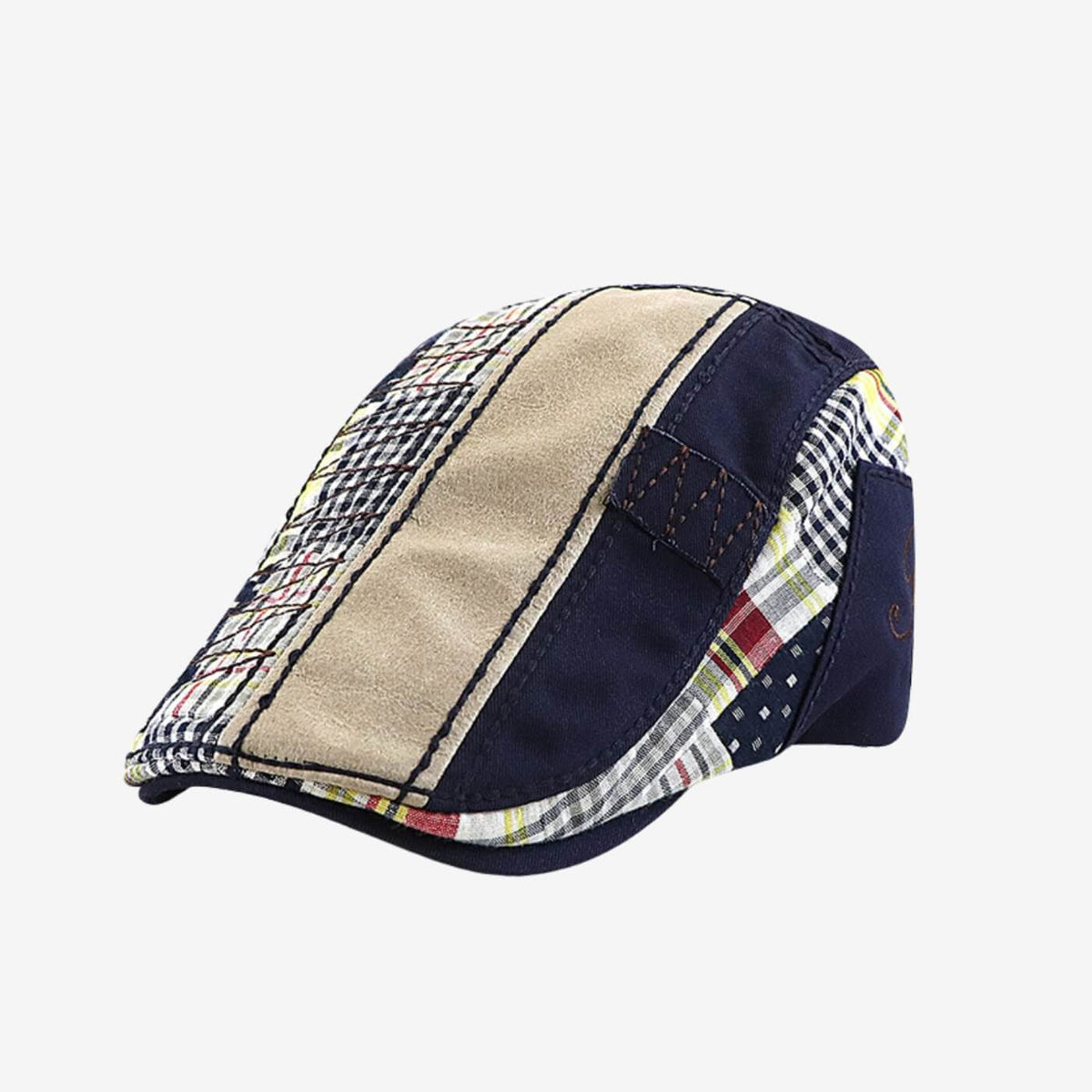 Cappello Piatto Patchwork in Cotone | MATERA