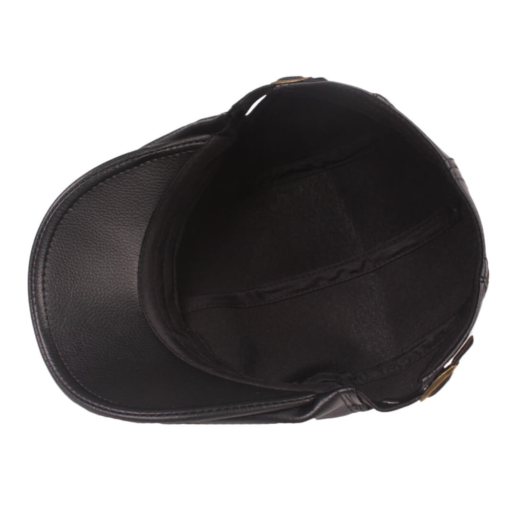 Cappello Piatto in Pelle | MANTOVA