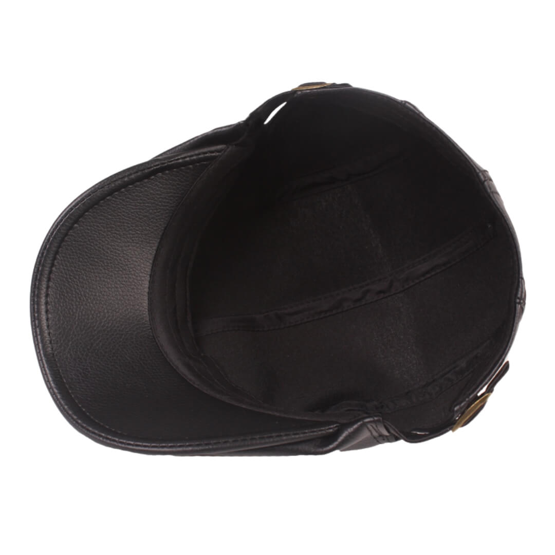 Cappello Piatto in Pelle | MANTOVA