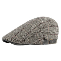 Cappello Piatto in Cotone a Spina di Pesce | COSENZA