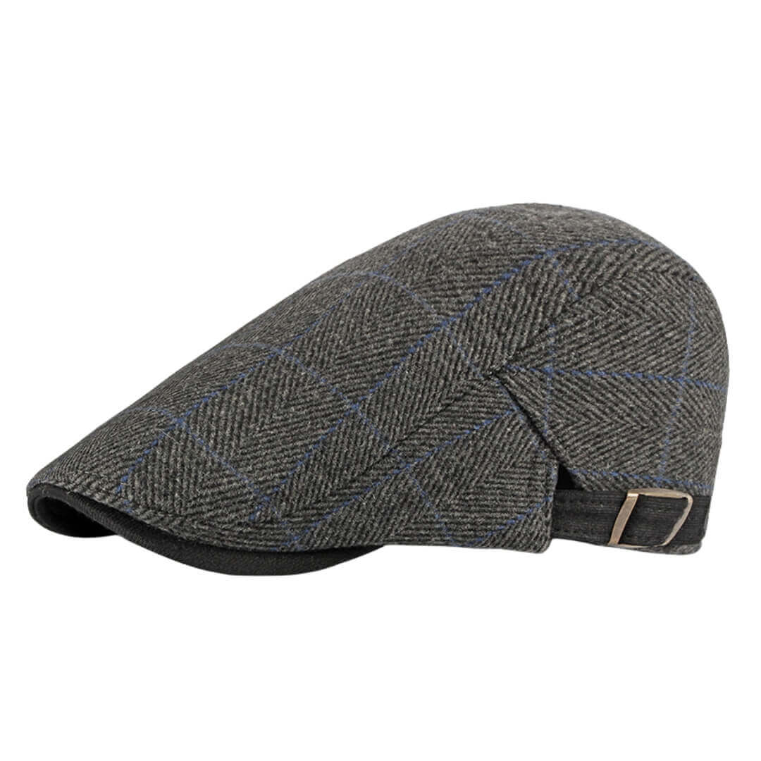 Cappello Piatto in Cotone a Spina di Pesce | COSENZA