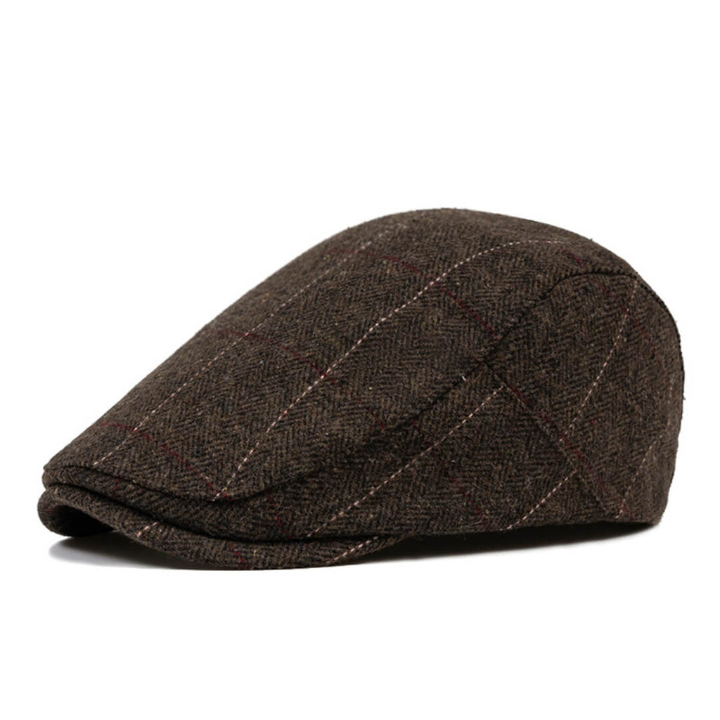 Cappello Piatto in Tweed | POTENZA