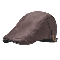 Cappello Piatto in Pelle | MANTOVA