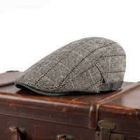 Cappello Piatto in Cotone a Spina di Pesce | COSENZA