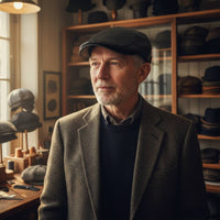 Cappello Piatto in Pelle | MANTOVA