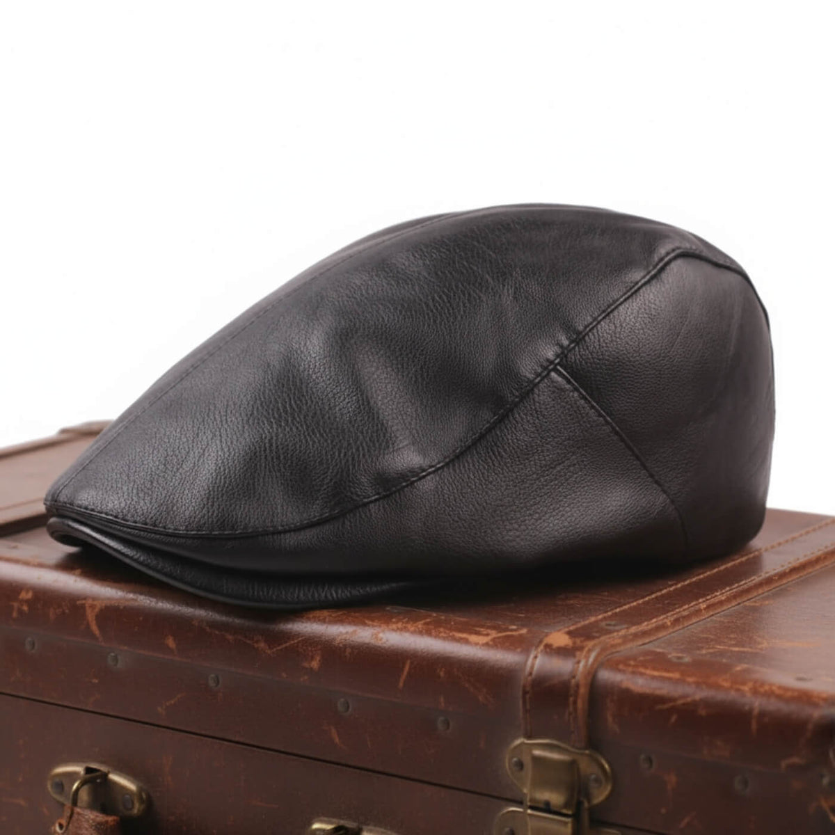 Cappello Piatto in Pelle | REGGIO EMILIA