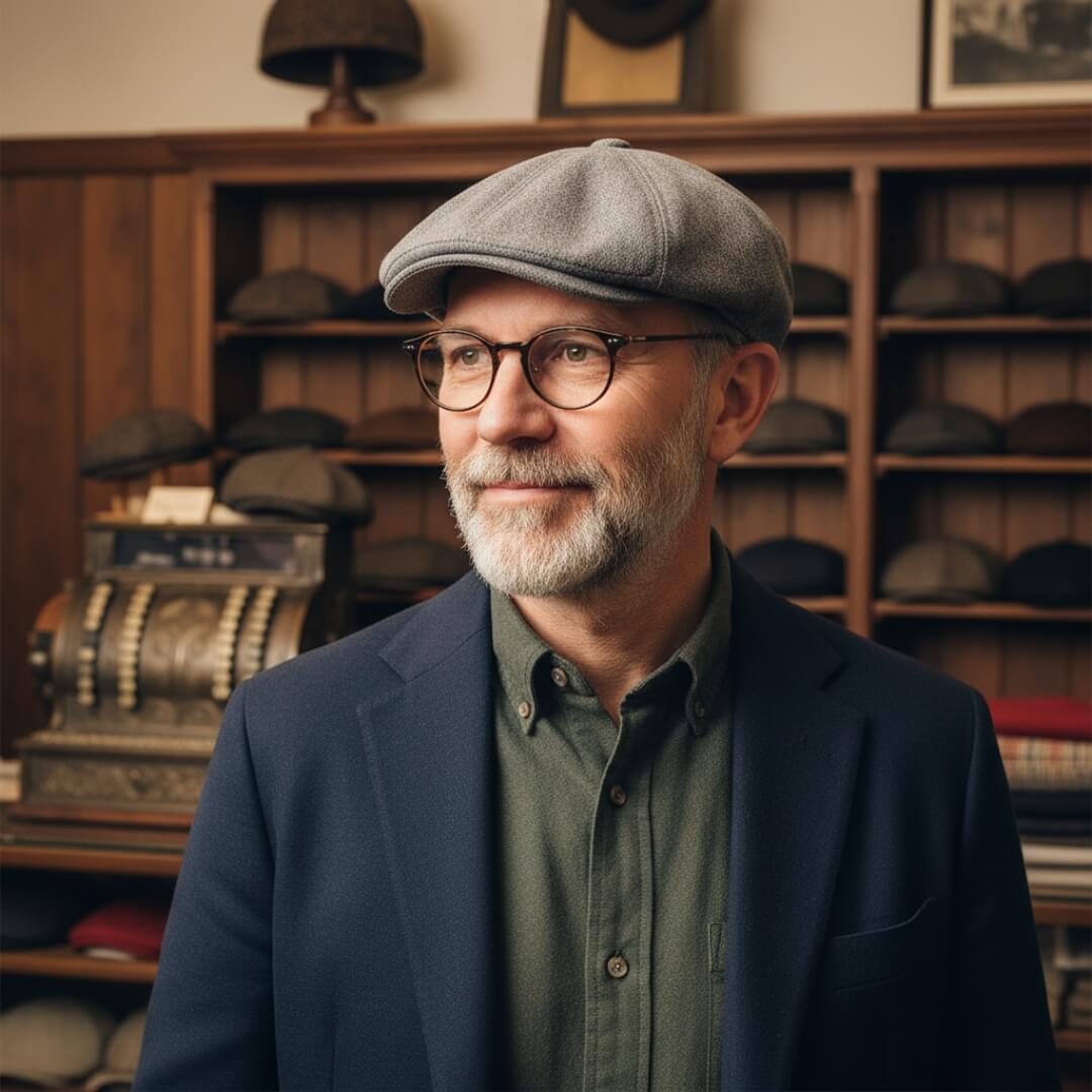 Cappello Piatto in Misto Lino | MONACO