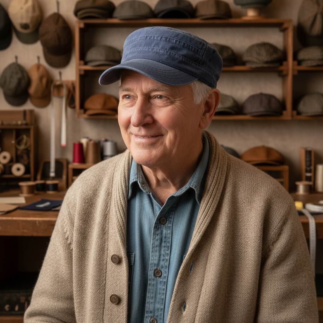 Cappello Cadetto in Cotone Lavato | PERUGIA