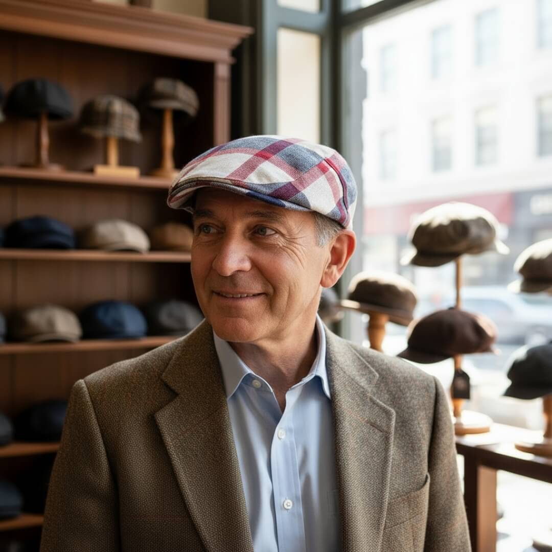 Cappello Piatto Patchwork in Cotone | FOGGIA