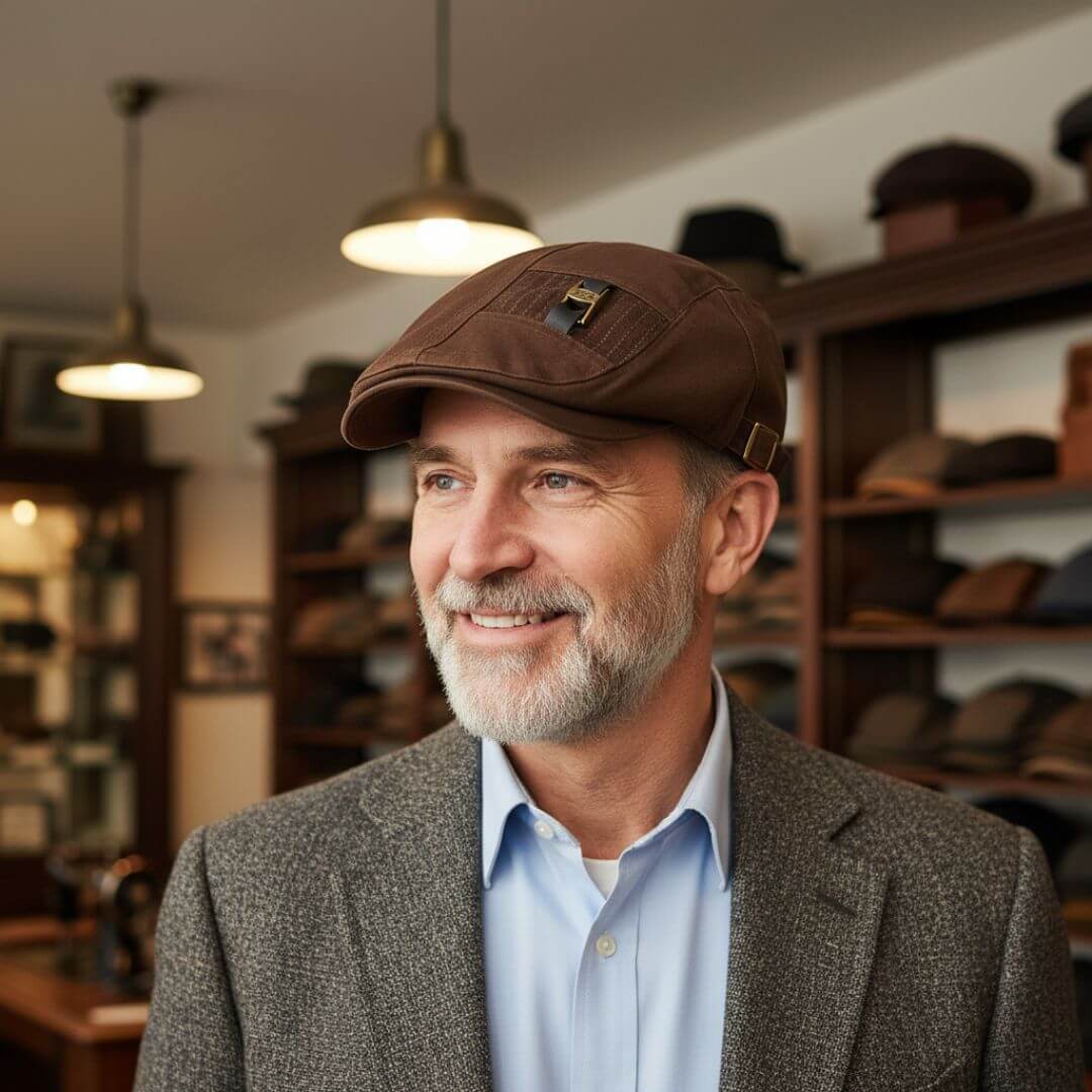 Cappello Piatto in Cotone Twill | TRIESTE
