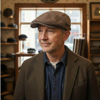 Cappello Piatto in Lana a Piede di Poule | SIENA