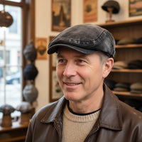 Cappello Piatto in Denim Lavato | MODENA