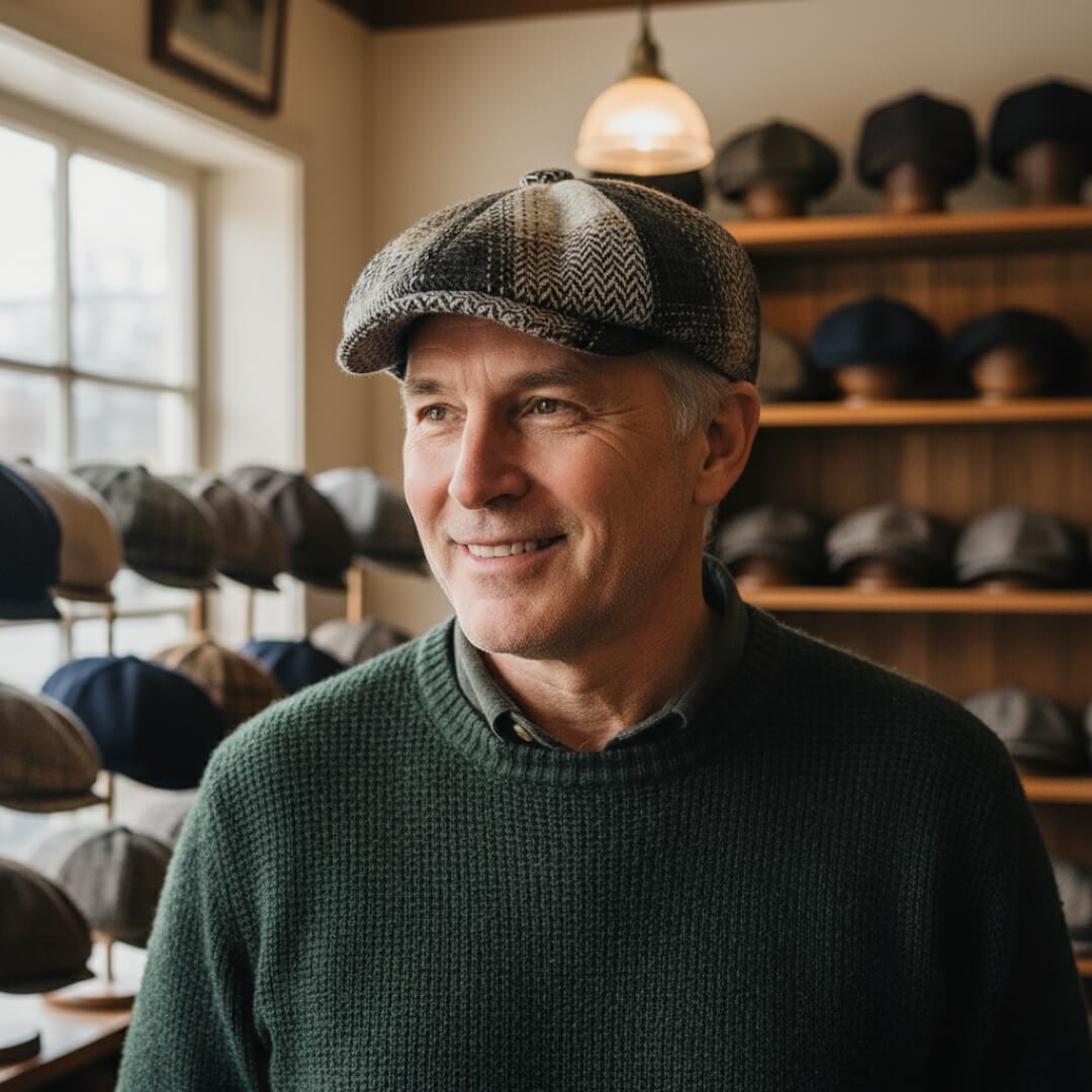 Berretto Newsboy in Misto Lana | SPEZIA